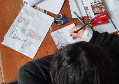 Taller de Narrativa Gráfica y Encuadernación Artesanal en Tomé 03